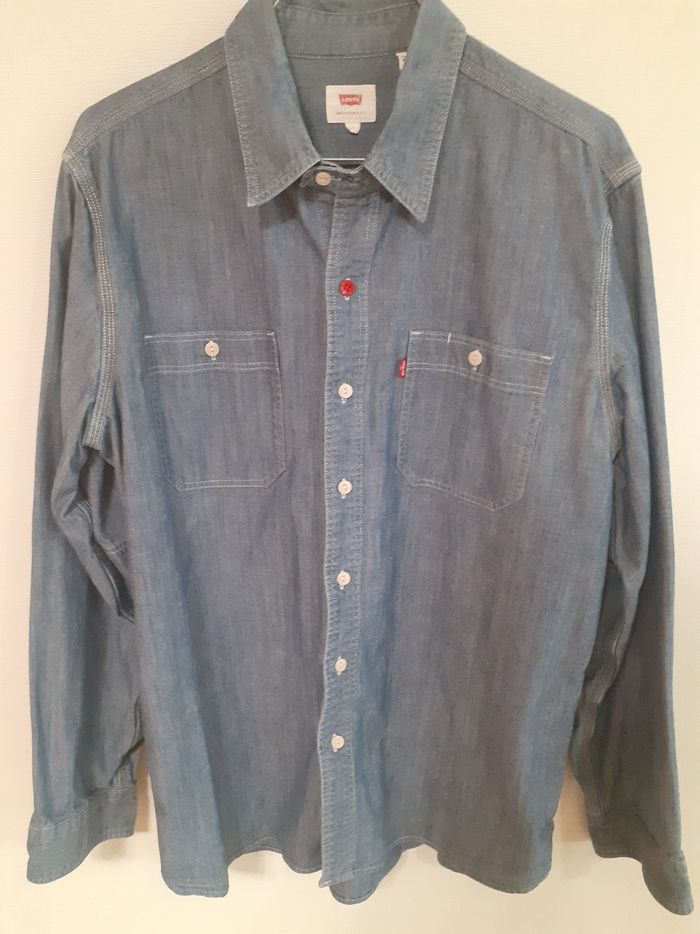 Chemise en jeans bleu Levi's homme