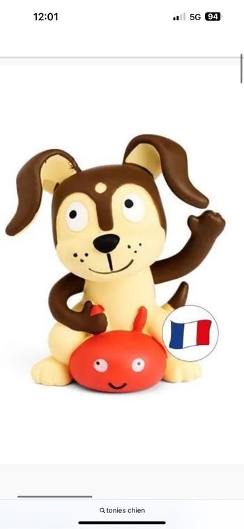 Tonies neuve chien