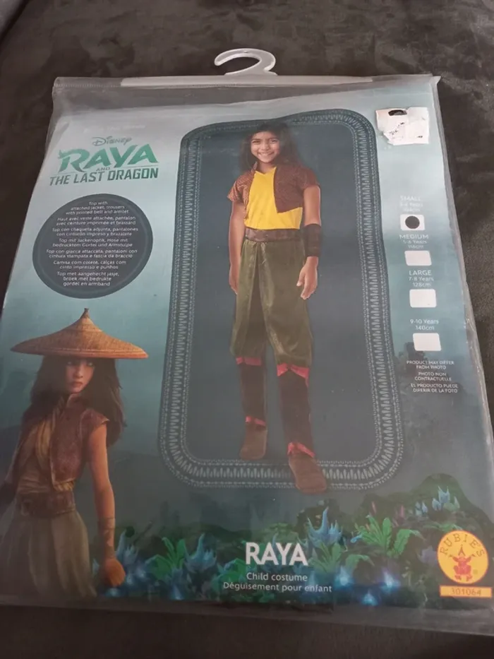 Deguisement raya 3/4 ans disney