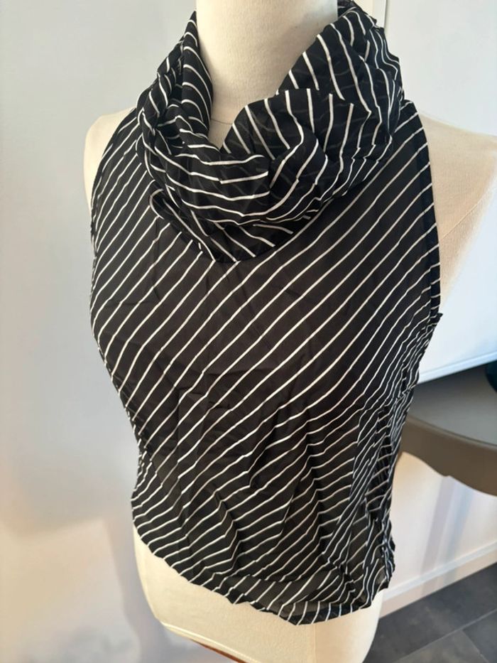 Blouse sans manche col boule Alain Manoukian T42 - photo numéro 3