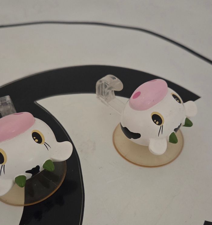 Lot de 4 crochets ventouse vache 🐄 – déco cuisine / salle de bain – style mignon kawaii - photo numéro 7