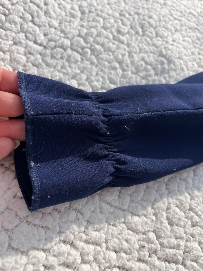 Robe plissé bleu marine taille 7 ans Shein - photo numéro 4