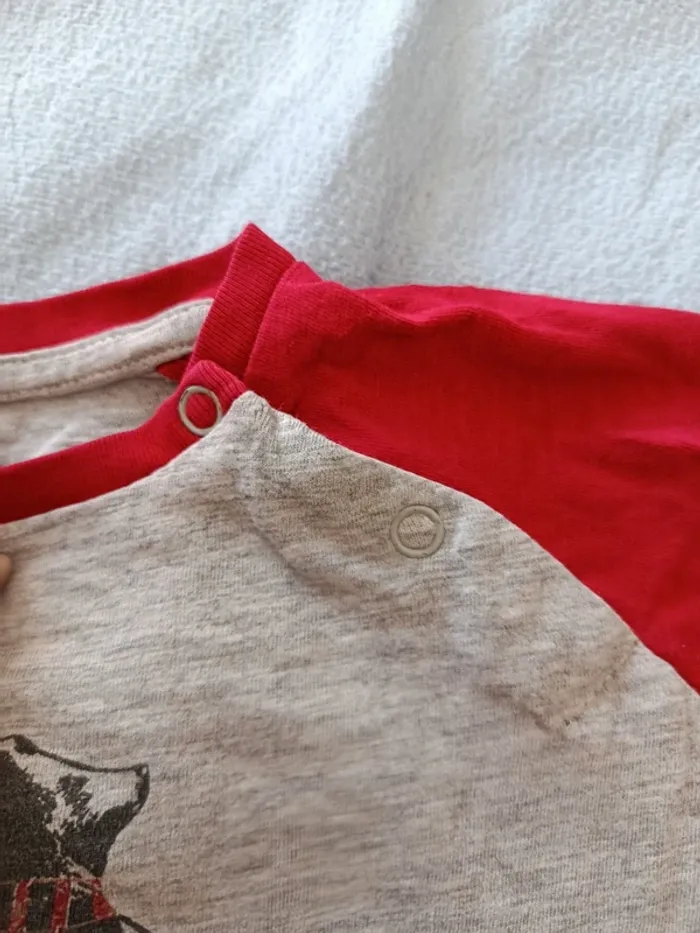 1 pantalon 1gilet 4 haut manches longues 18mois - photo numéro 8