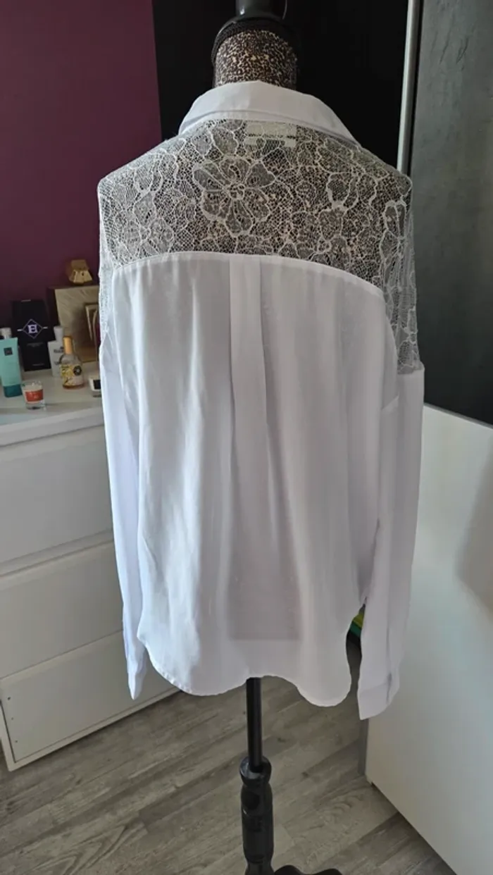 Chemisier Blanc de chez la City en Taille 40/L - photo numéro 5
