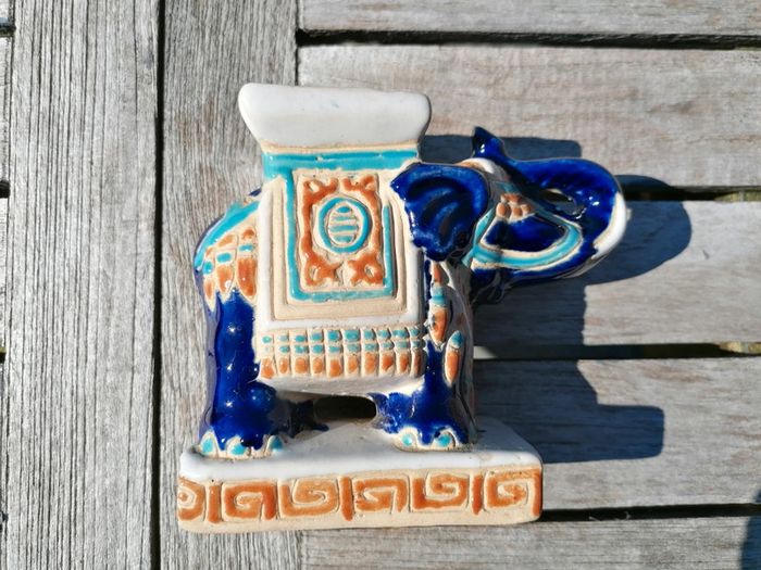 Figurine statuette éléphant vintage collection décoration asiatique - photo numéro 2