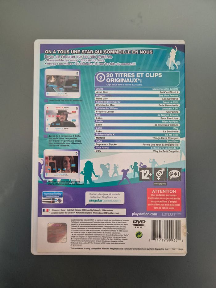 Singstar Pop Hits 4 Playstation 2 - photo numéro 2