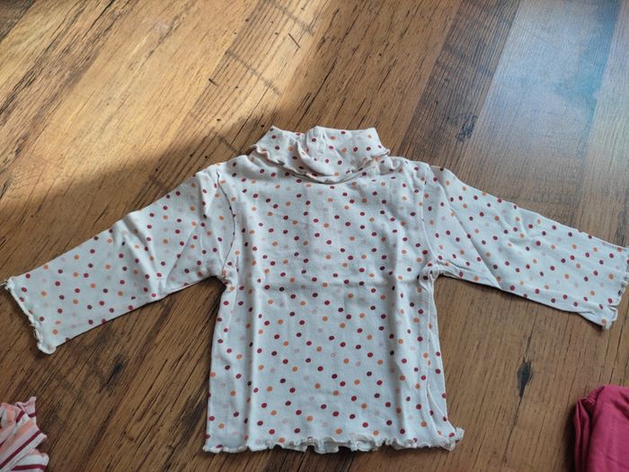 🌺 gros Lot de 14 tee shirts manches longues 6 mois🌺 - photo numéro 3