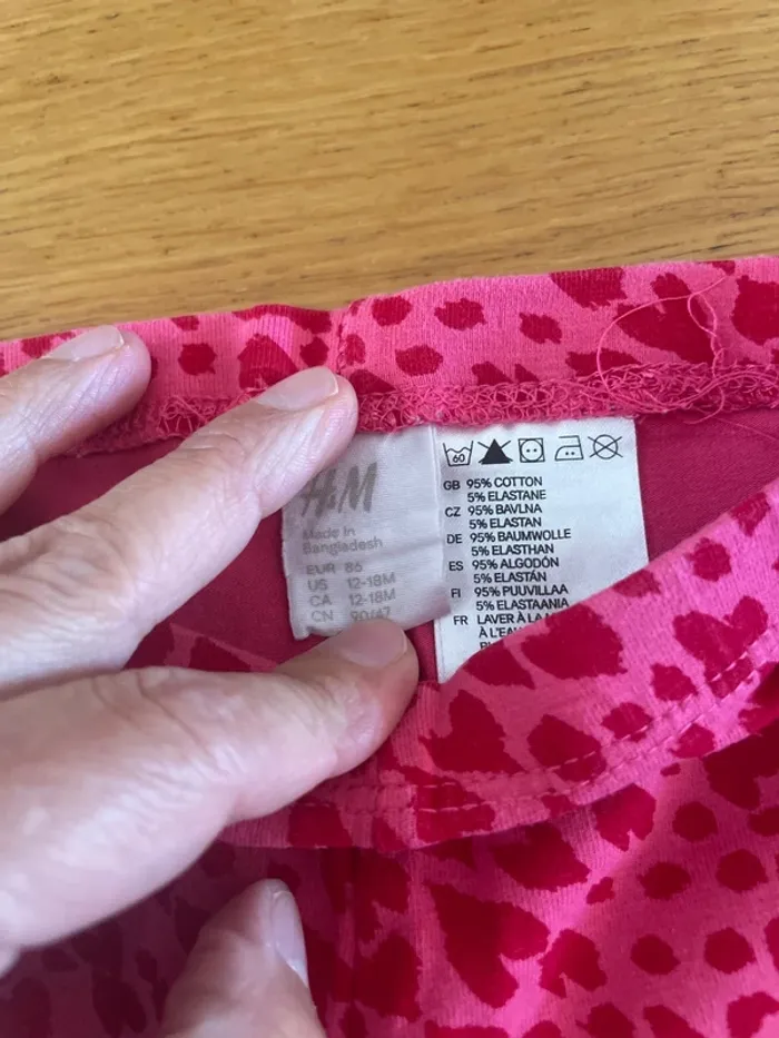 Lot 5 Legging 3/4 fille 18 mois - photo numéro 11