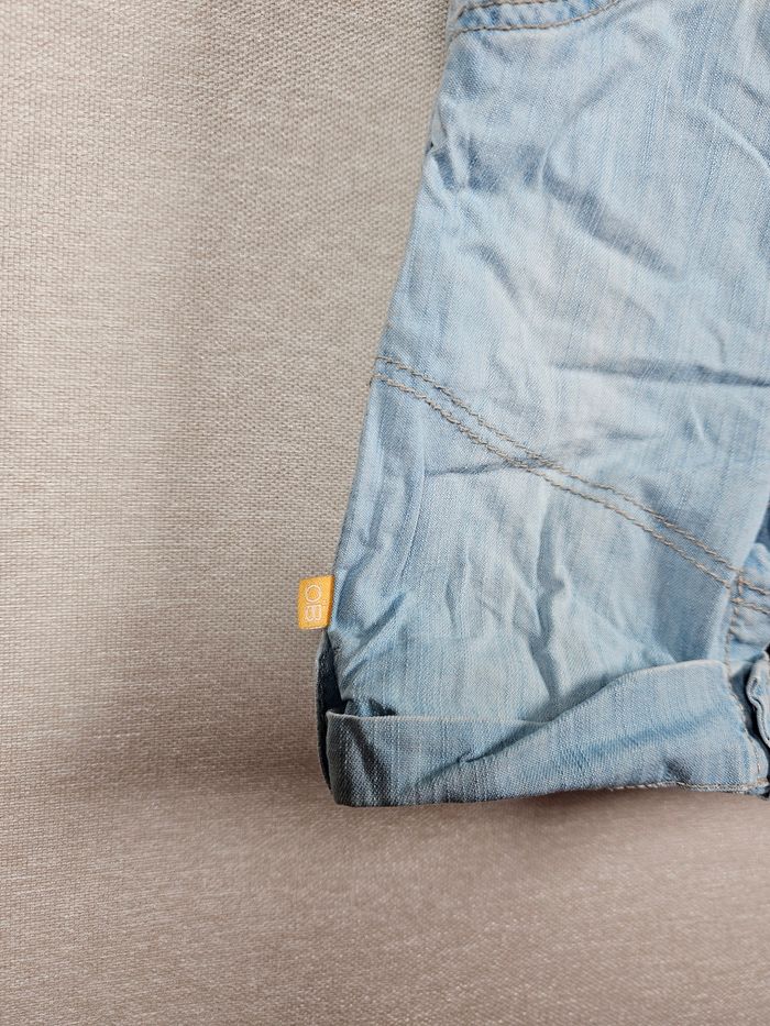 Salopette en jean obaïbi 6 mois 67cm - photo numéro 2
