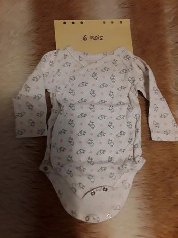 Body bébé fille 6 mois