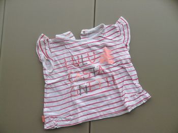 tee shirt à rayures filles 24 mois