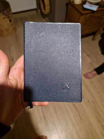 Carnet agenda vintage 1971