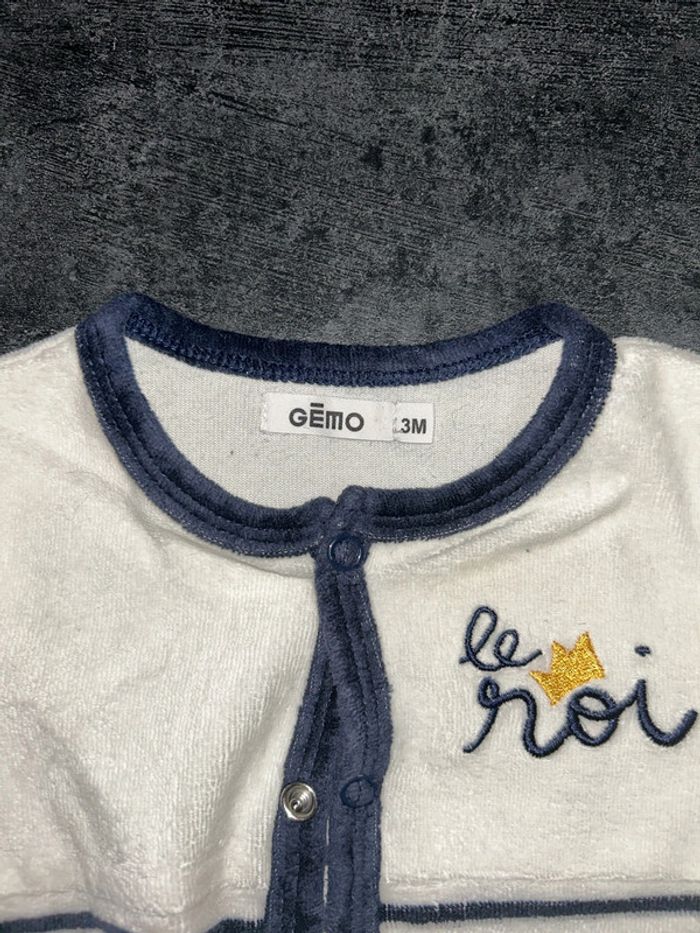 Pyjama bébé « le roi » - photo numéro 4