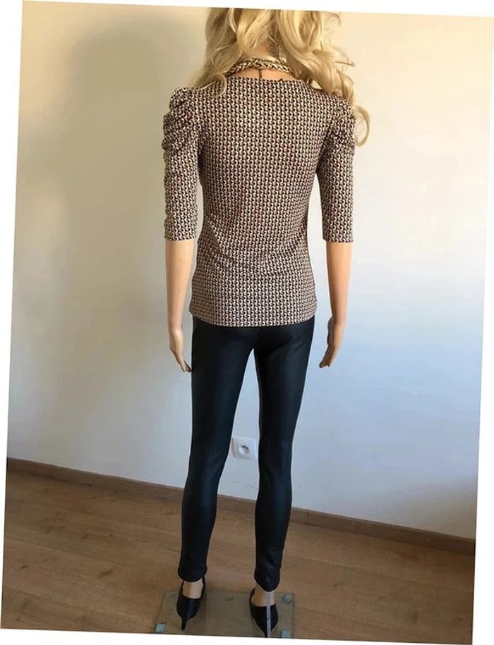 Blouse imprimée neuve à manches courtes Morgan taille S (valeur 35€) - photo numéro 9