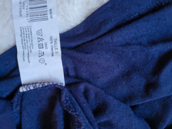 Tunique - t-shirt Monoprix Bleu marine 42 - photo numéro 5