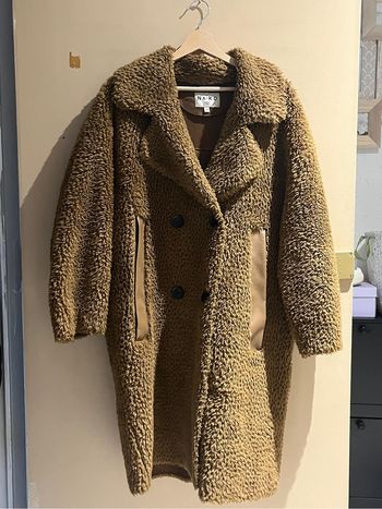 🧥 Manteau fourrure marron Na-kd