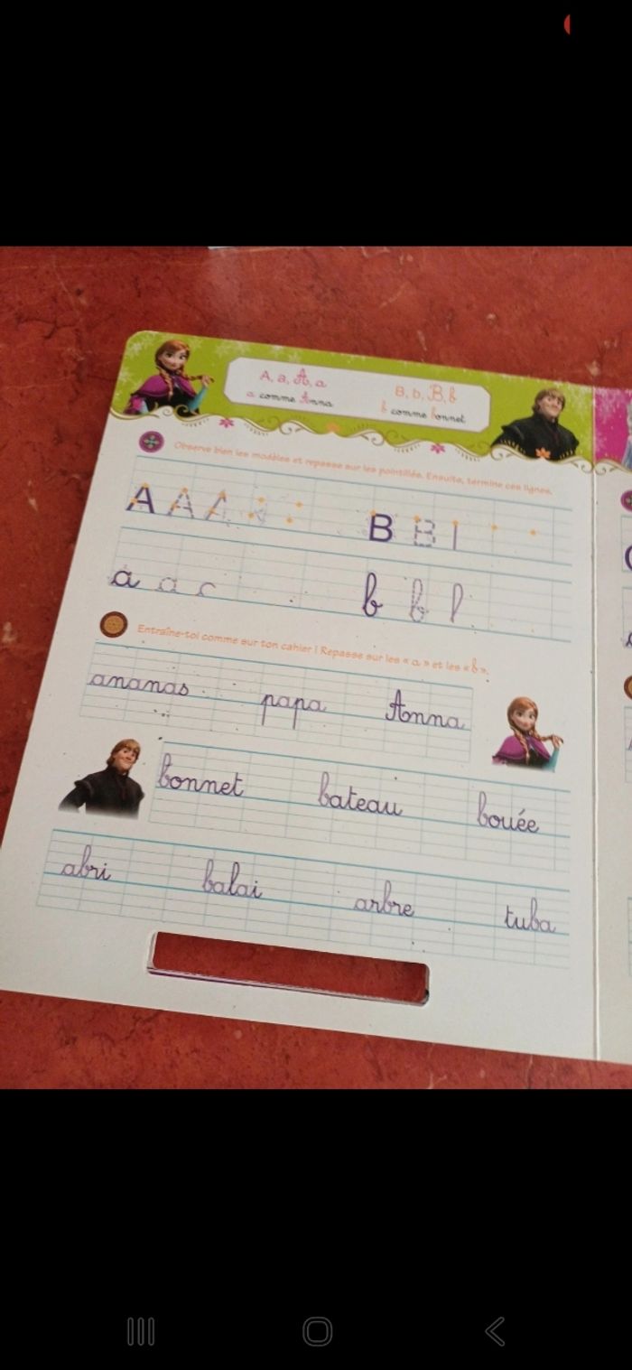 Livre ardoise Reine des neiges - photo numéro 2