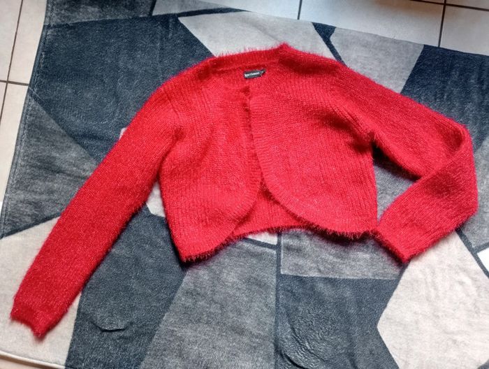 Gilet paillettes fille