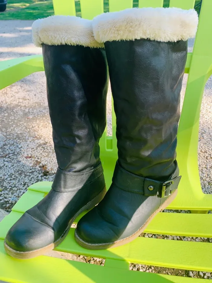 Bottes Fourrées noires - photo numéro 3