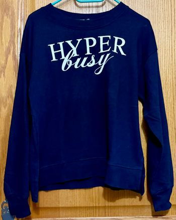 Sweat bleu marine bershka taille s