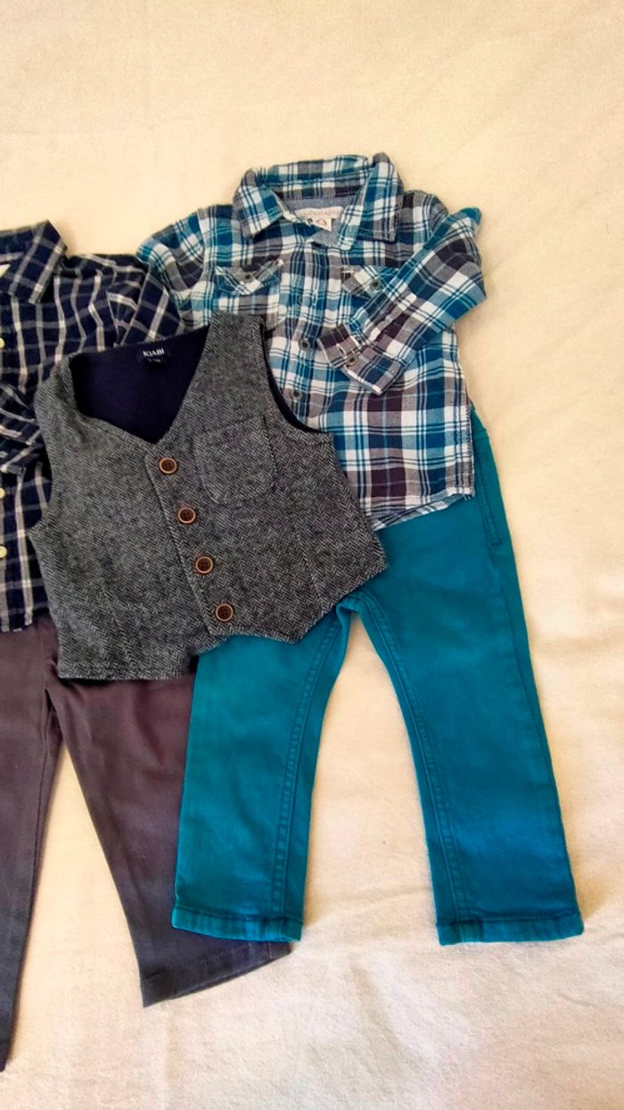 Lot 8 vêtements bébé garçons 12 mois - photo numéro 4