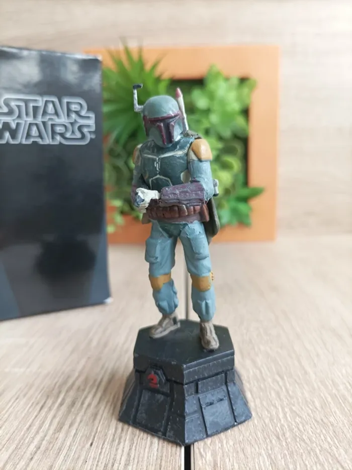 Figurine pièce d'échecs Boba Fett Star Wars Altaya - photo numéro 3