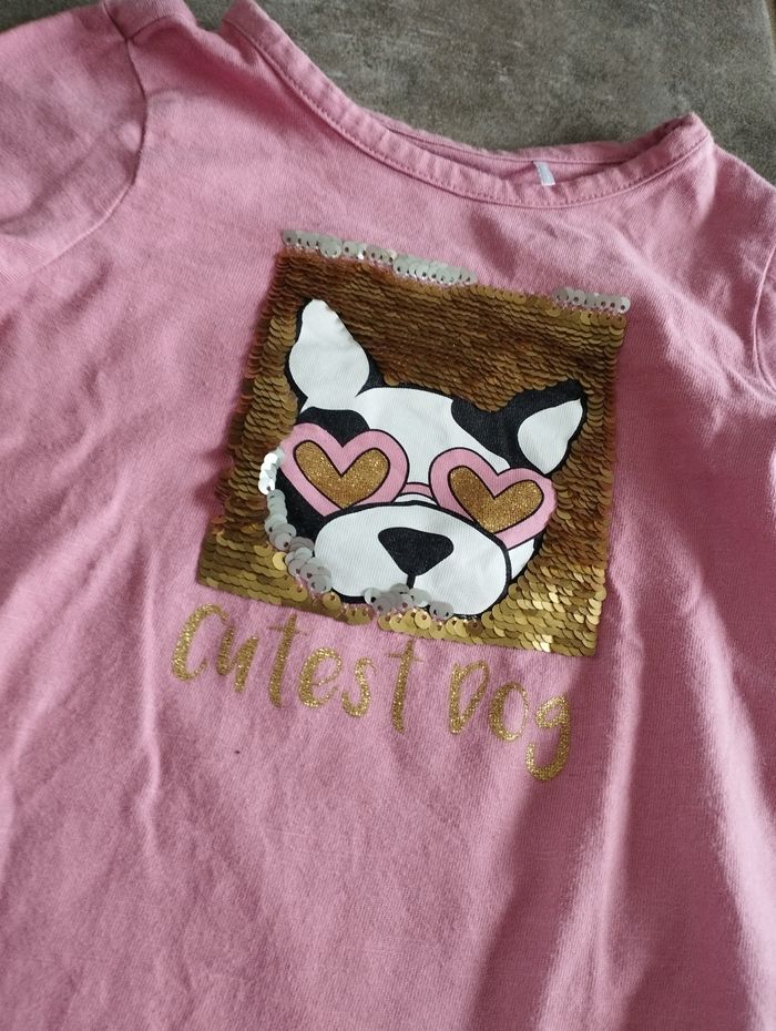 Lot de 30 habit filles, robe été, t-shirt manche longue et courte. - photo numéro 9