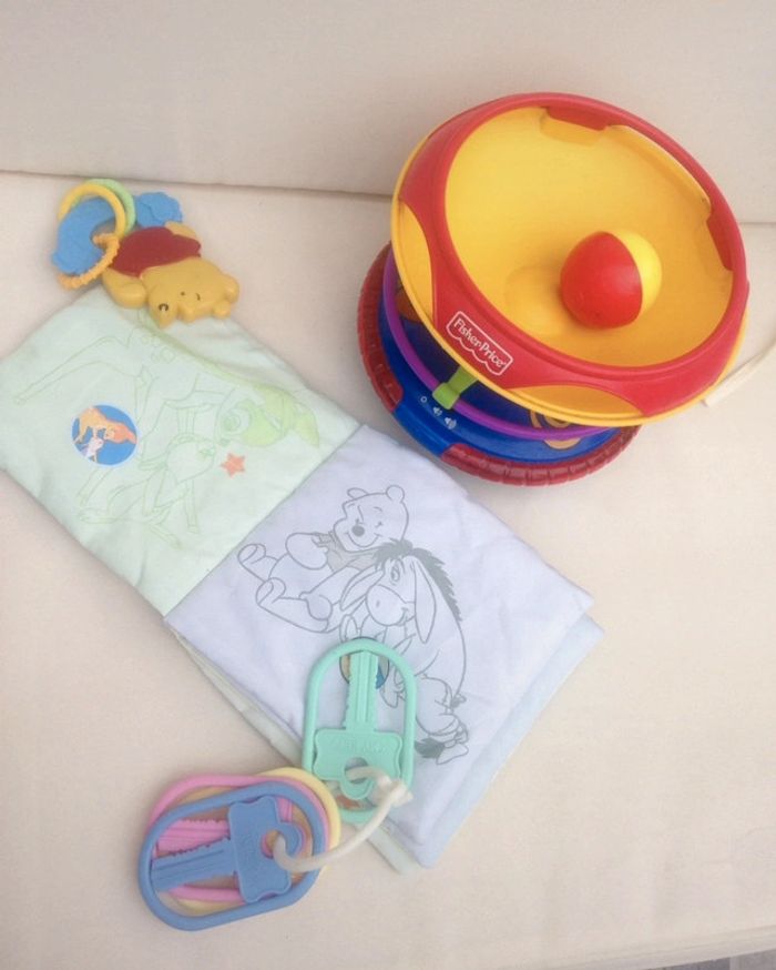 Lot jeux bébé hochets 🤗