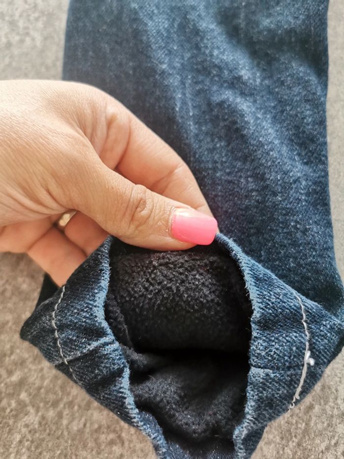 Pantalon jean hiver bébé garçon 2 ans comme neuf - photo numéro 3