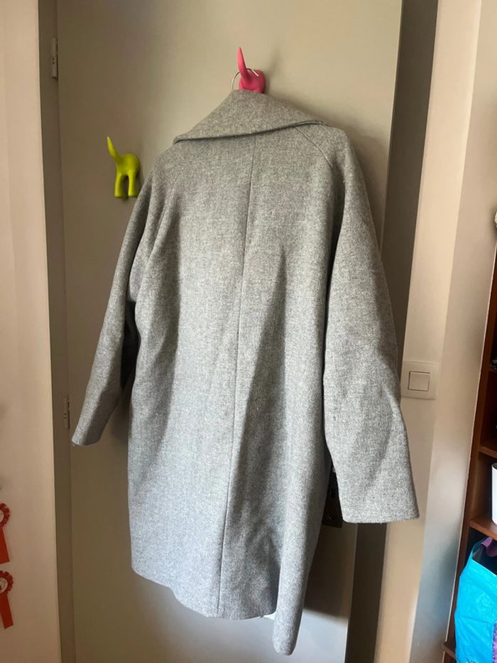 Manteau gris oversize - photo numéro 4