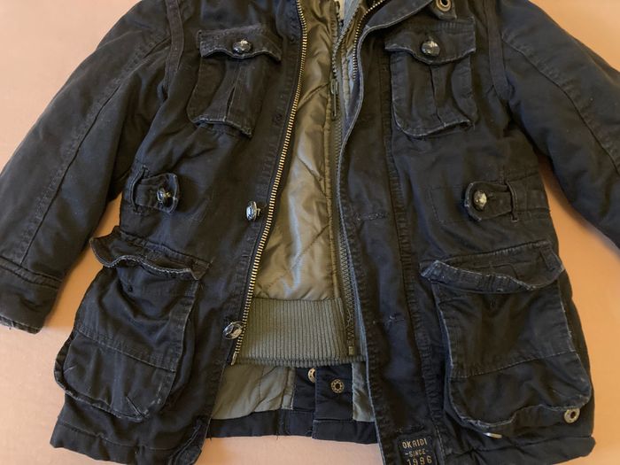 Blouson double avec capuche - Taille 3 ans - photo numéro 2