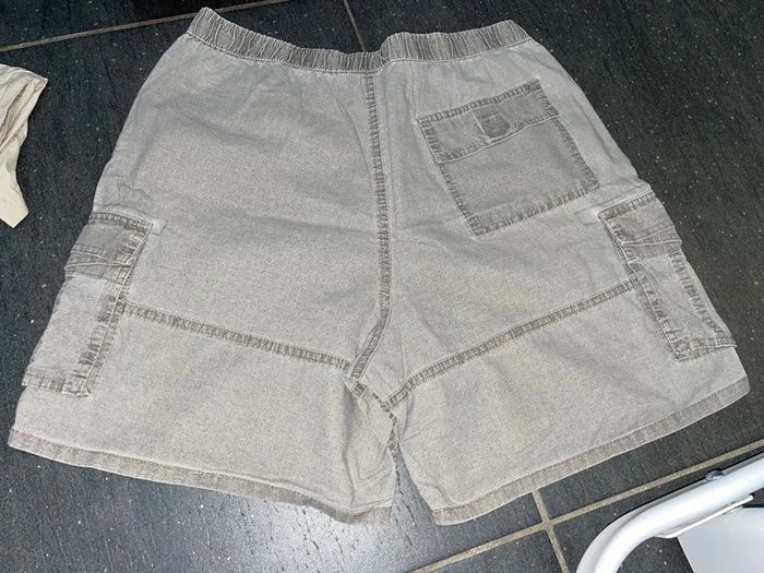 Short jean très fin marron / beige chiné - photo numéro 2