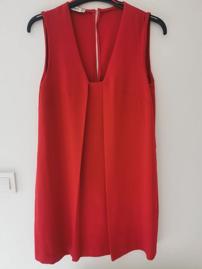 Robe droite rouge / Mango