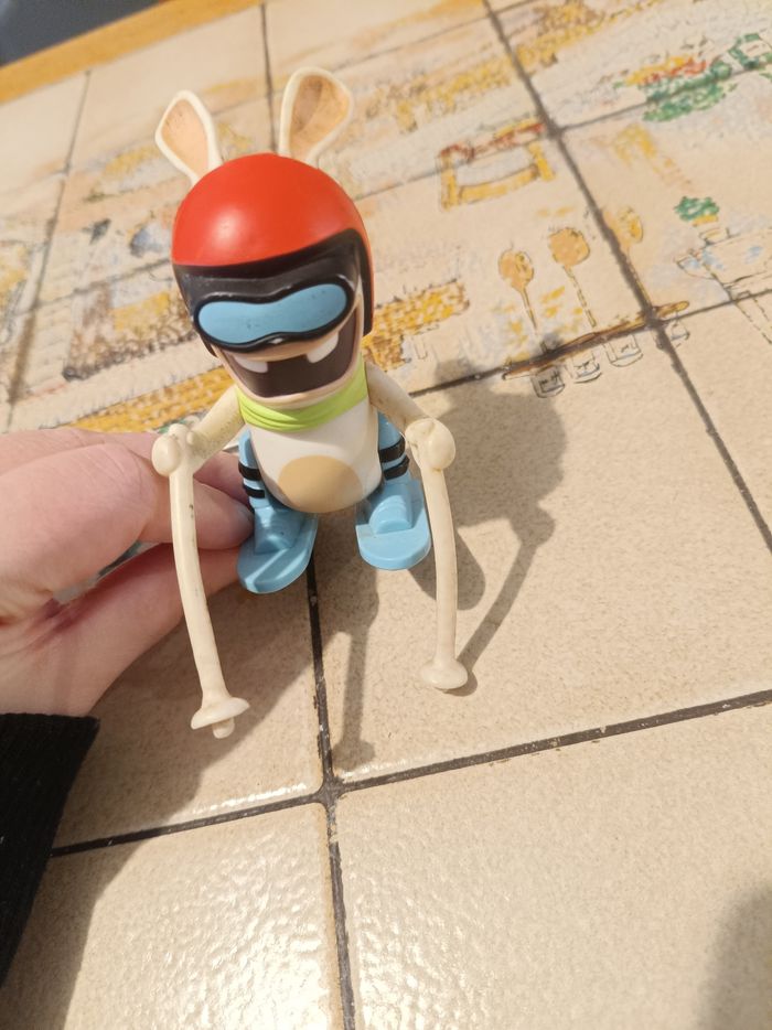 Figurine Lapin Crétin Skieur (Rabbid) - Jouet Happy Meal McDonald's 2010 🎿