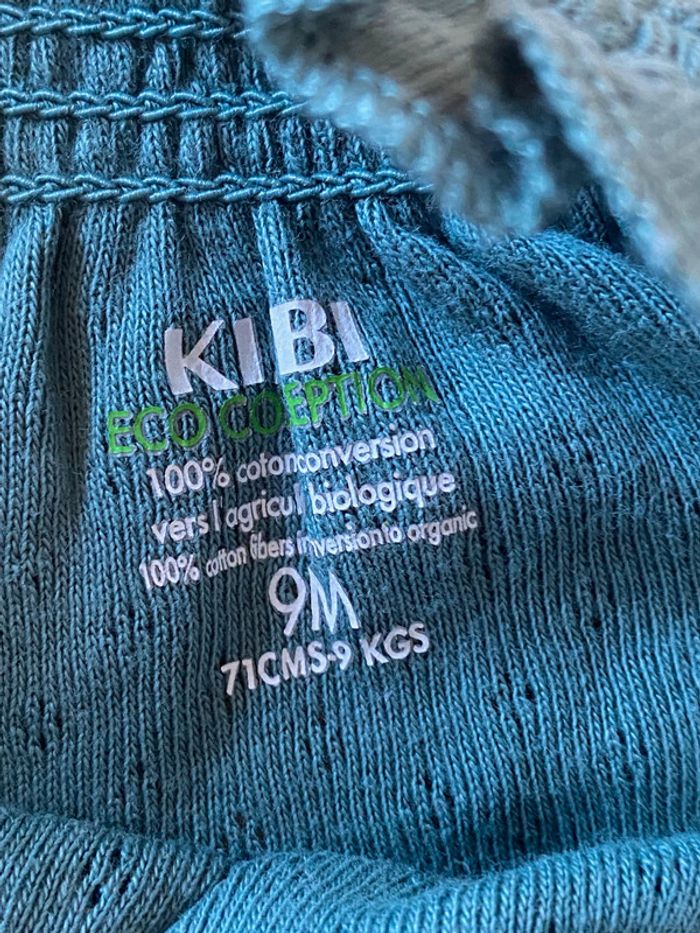 Combi body vert kiabi 9 mois - photo numéro 2