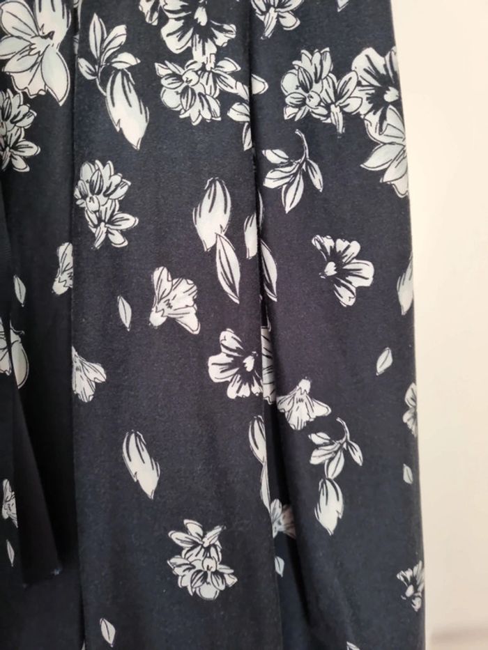 Robe bleu marine mi longue sans manches - photo numéro 5