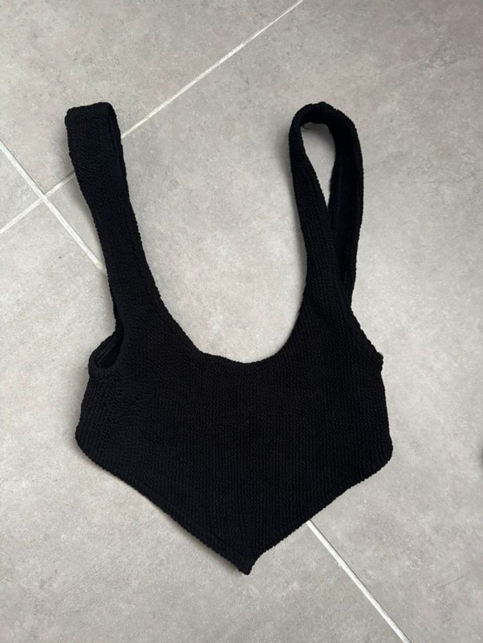 Maillot de bain 2 pièces noir Asos Design - photo numéro 3