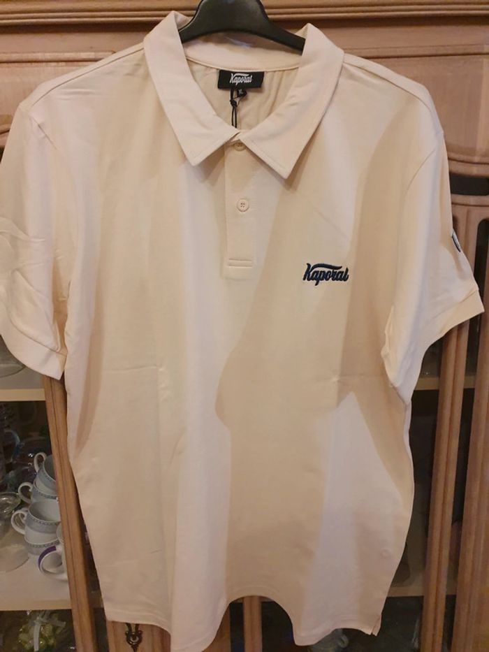 Magnifique Polo Homme champagne Marque Kaporal Taille XL