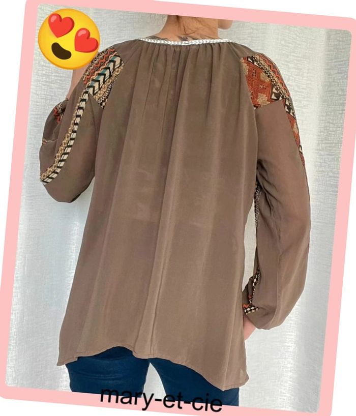 SOLDÉ - Blouse manches longues taille 2 - Cherry - photo numéro 5