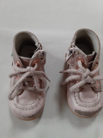 Chaussures premiers pas fille - Kickers - 19