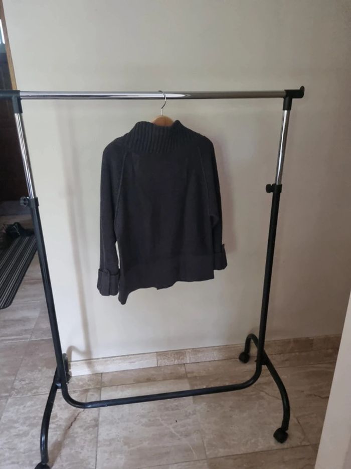 Gilet gris manches 3/4 - photo numéro 3