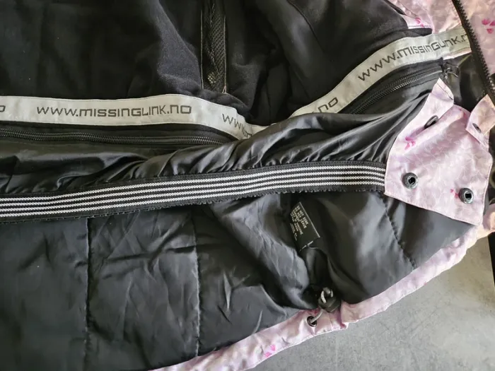 Manteau de ski chaud polaire à capuche fille - 12 ans (152cm) - Missing Link - Rose - photo numéro 14