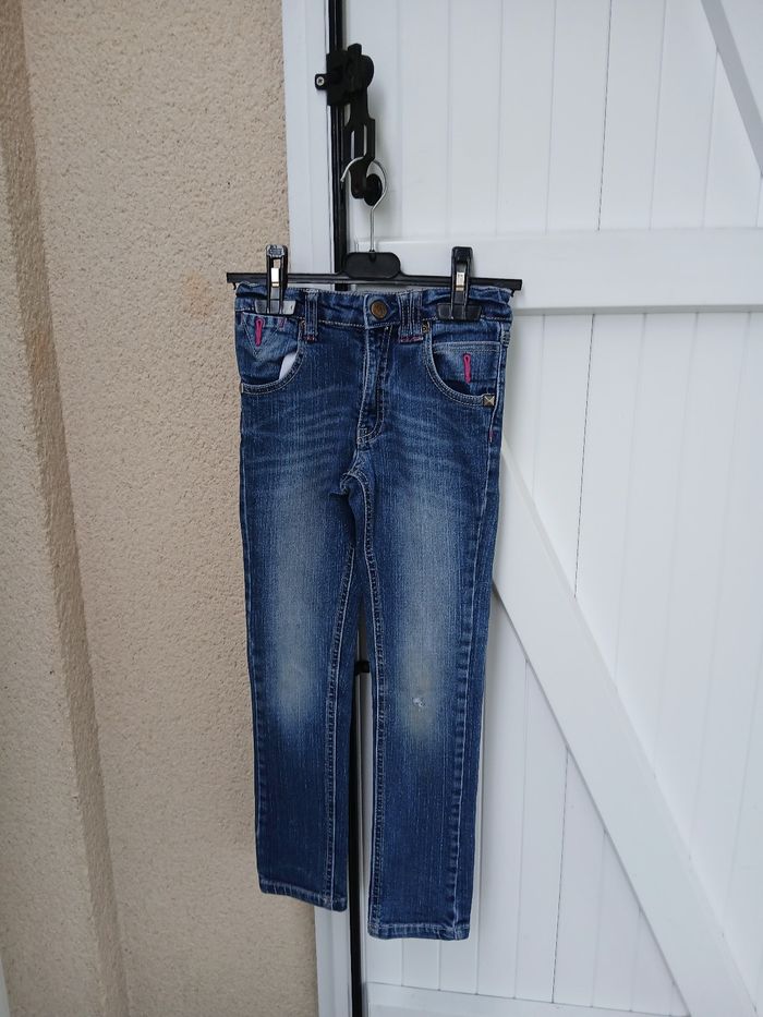 Jeans filles tissaia taille 8 ans