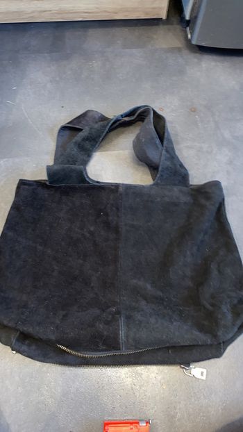 Sac shopping en cuir