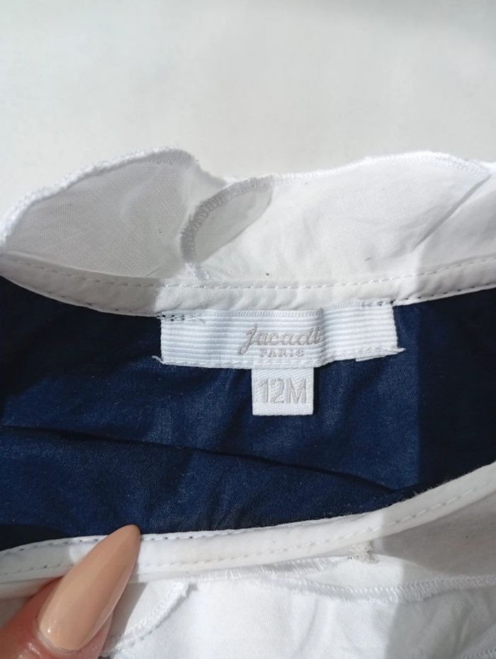 Robe bleue marine Jacadi taille 12 mois - photo numéro 3