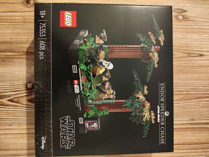 🌲 LEGO 75353 – Diorama de la course-poursuite en speeder sur Endor™ – Neuf & Scellé ⚔️