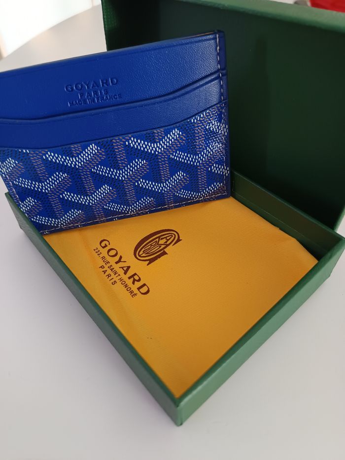 Porte carte goyard bleu roi - photo numéro 2