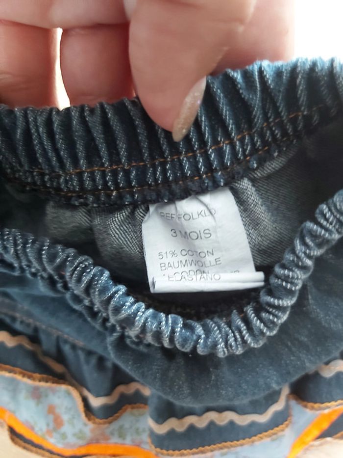 Jupe en jeans 3 mois en très bon état (78) - photo numéro 2