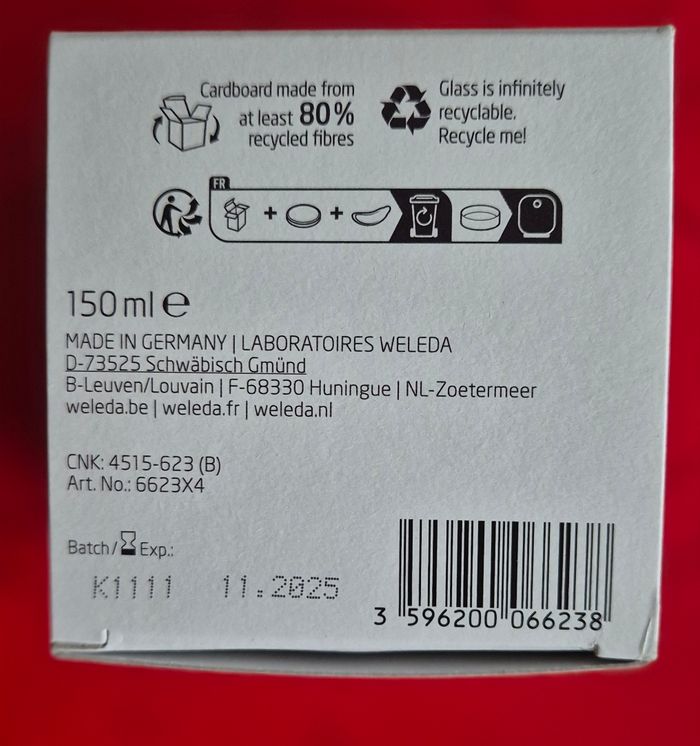 Baume corps régénérant grenade weleda - photo numéro 2