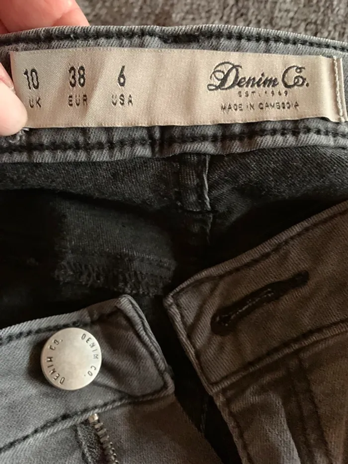 Jeans extensible gris Denim Co - photo numéro 4